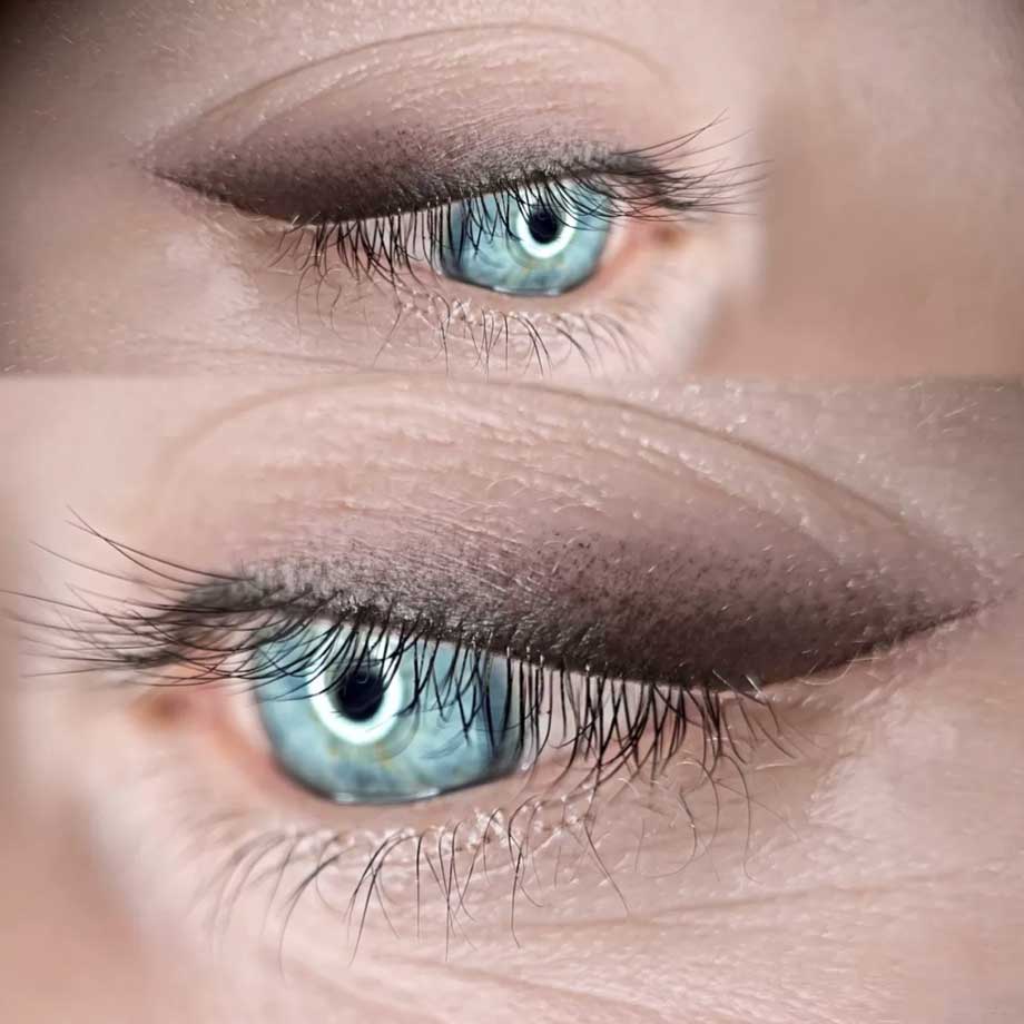Smokey Eyes Eyeliner Tattoo