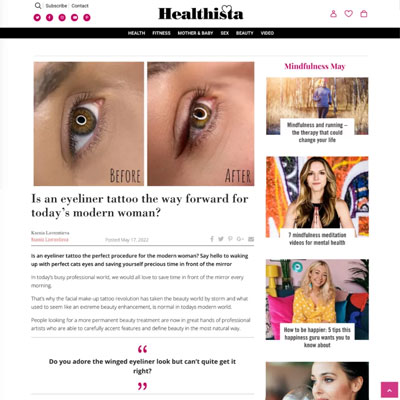 healthista online article screenshot