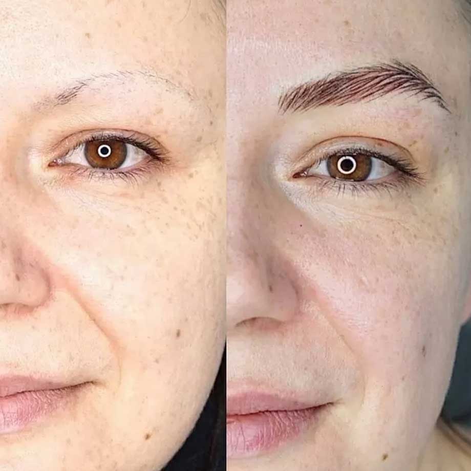 Hyperrealism Brow Tattoo